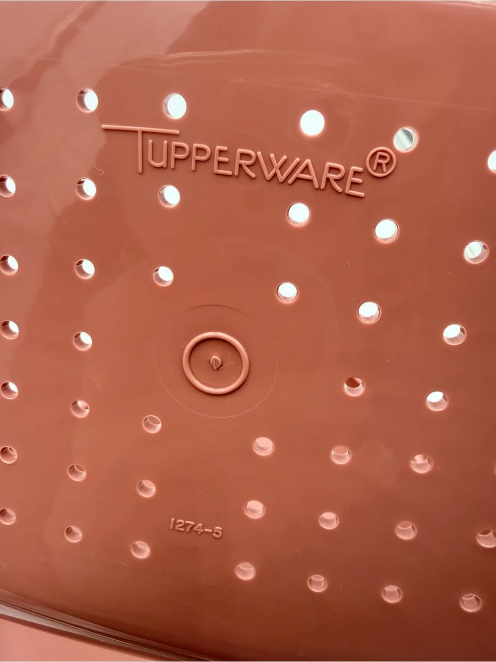 Tupperware dusty rose